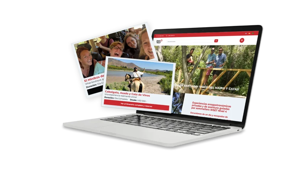 Proyecto Maipo Valley Wine Tours - Optimización web y enoturismo de lujo en Chile
